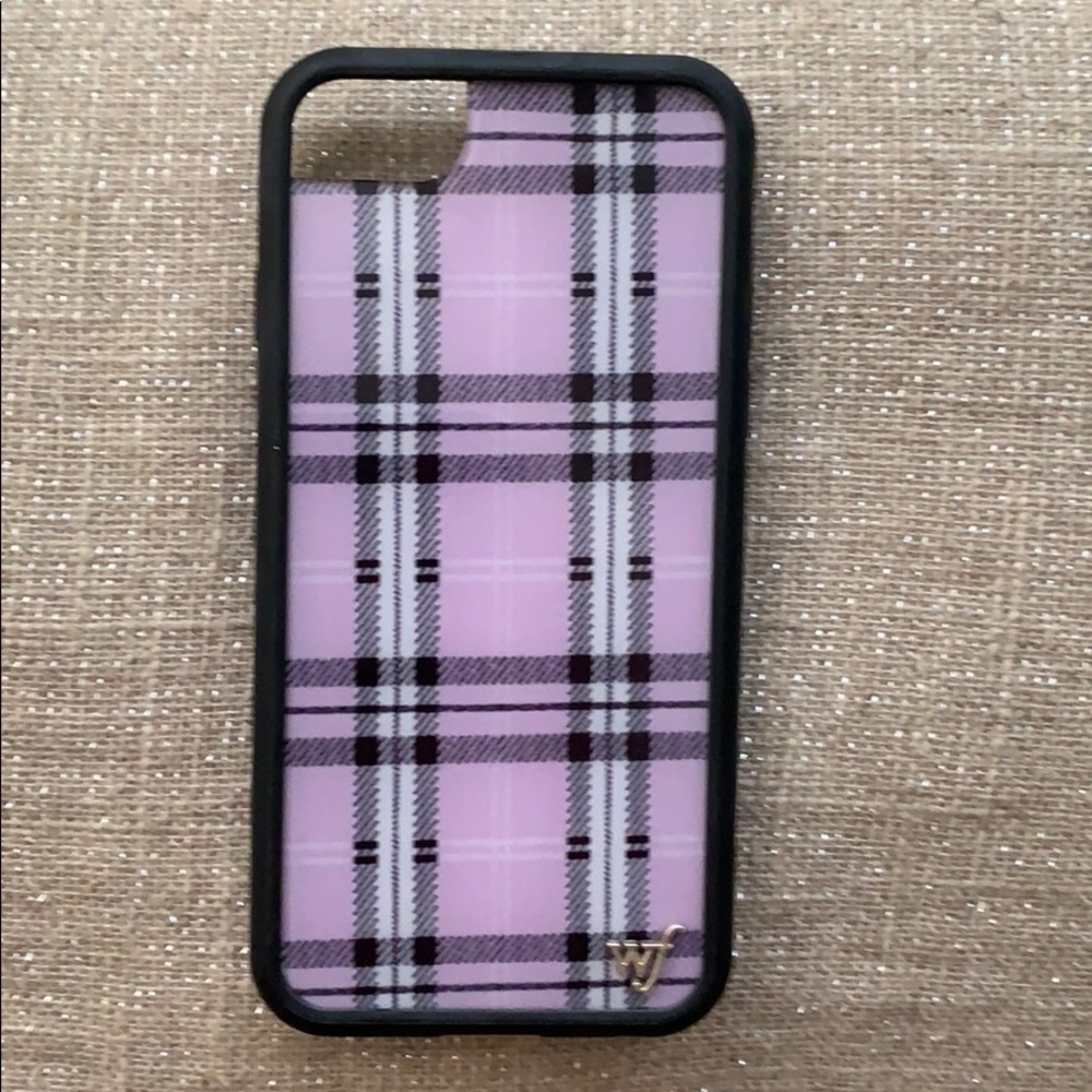 Wildflower pink plaid iphone 6/7/8 case!